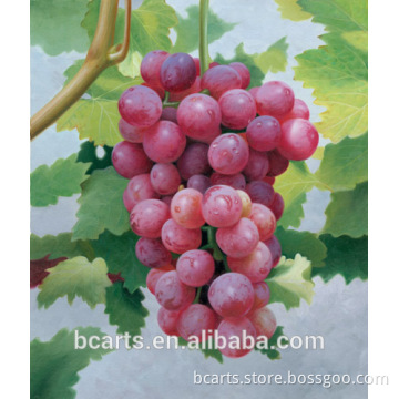 Hot sale grape printing painting on canvas